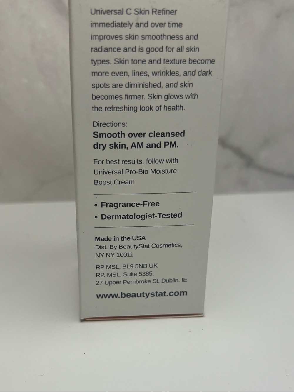 NEW/Sealed BeautyStat Universal C Skin Refiner 20% Vitamin C Serum 30mL/1 oz - Picture 5 of 5